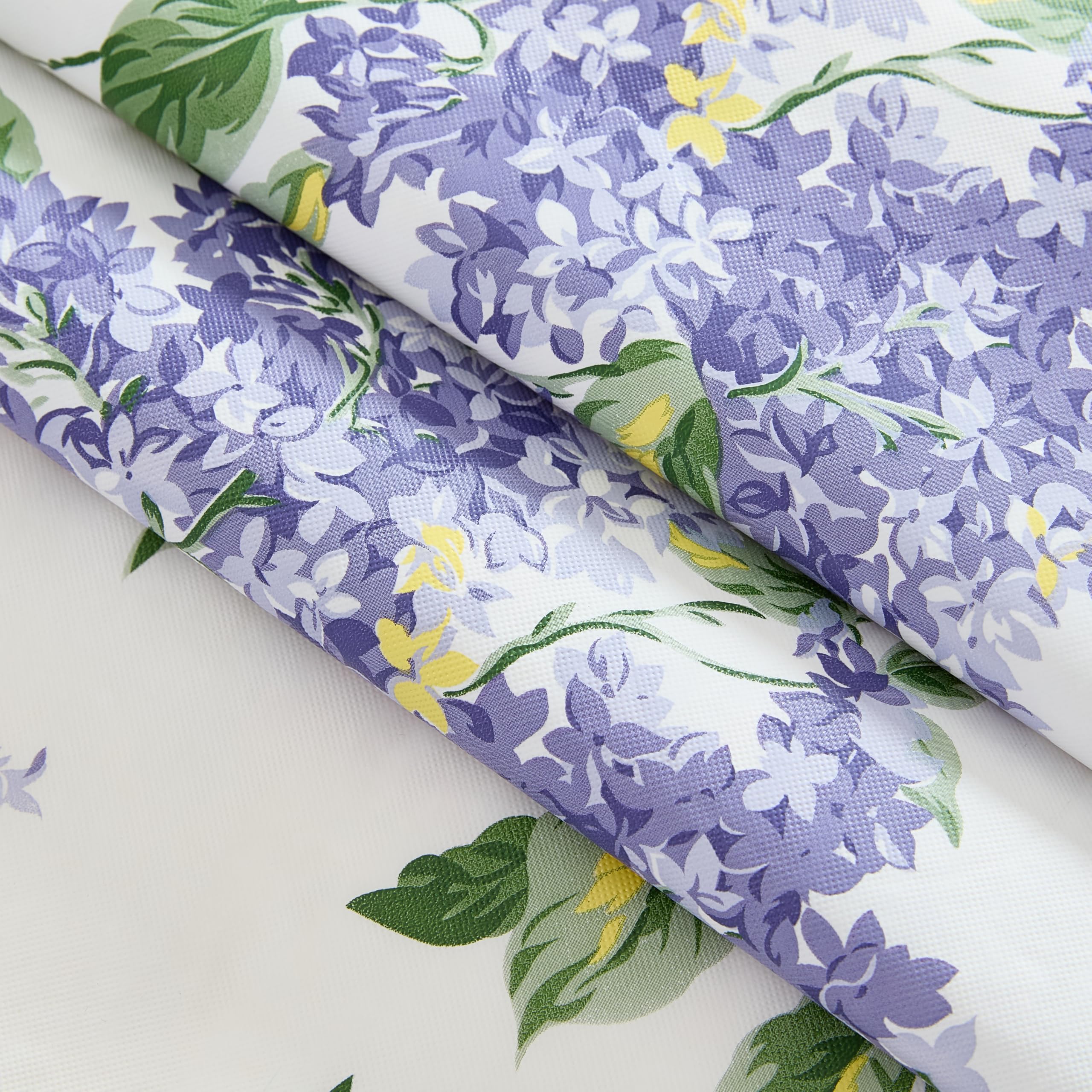 Lintex Lilac Fields Heavy Duty Vinyl Flannel Backed Tablecloth, 60 x 84 inch Rectangle, Purple Lilac Floral Indoor Outdoor Wipe Clean Table Cover for Picnic, Kitchen, Patio, Dining Room - Image 6
