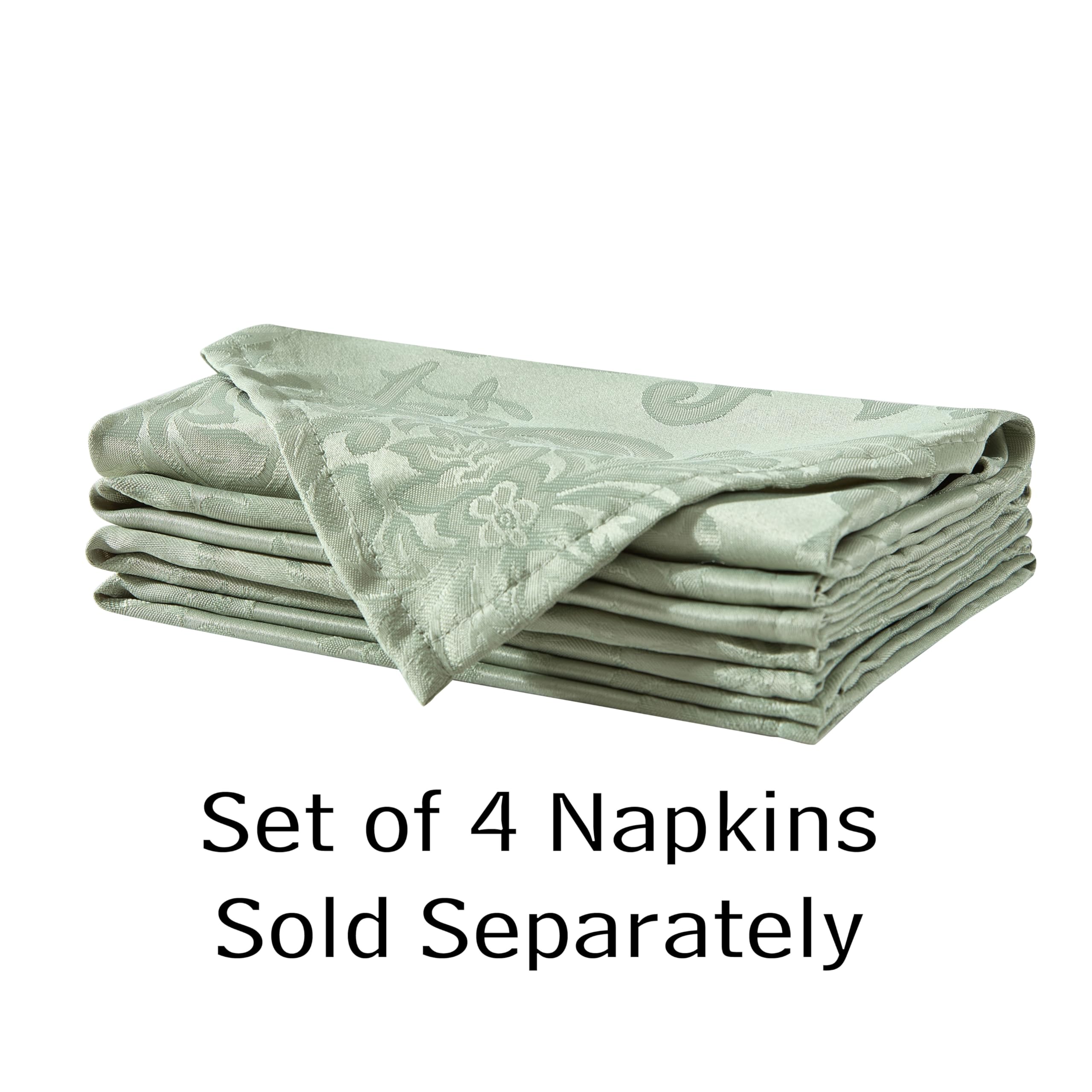 Newbridge Barcelona Damask Fabric Tablecloth, 52 x 70 Inch Rectangle, Sage Green – No Iron, Soil Resistant Table Cover for Dining, Parties and Holidays - Image 9