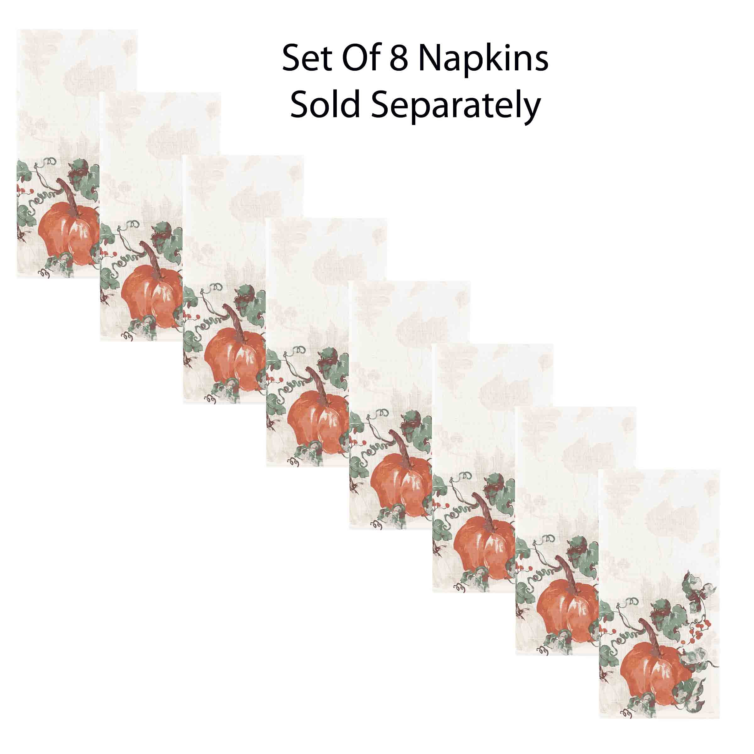 Newbridge Pumpkin Gingham Country Rustic Fabric Tablecloth, 52 x 52 Inch Square, Bordered Autumn Farmhouse Pumpkin Vine Plaid, Easy Care Stain Resistant Fall Thanksgiving Table Cover - Image 5