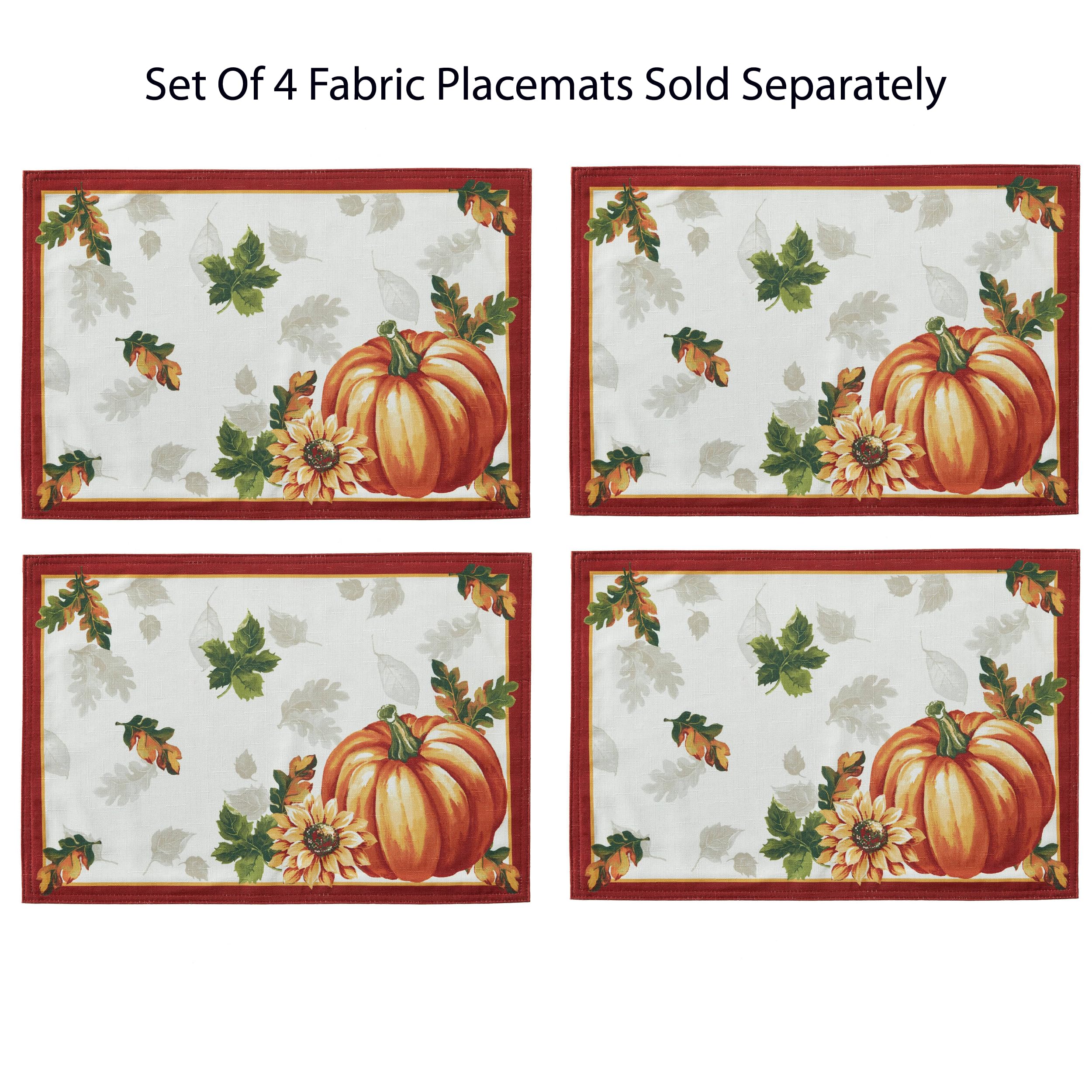 Newbridge Thanksgiving Autumns Bounty Bordered Round Fabric Tablecloth, 70 Inch Round Bountiful Farm Pumpkin Fall Harvest Multicolor Easy Care Table Cloth for Holiday Party - Image 7