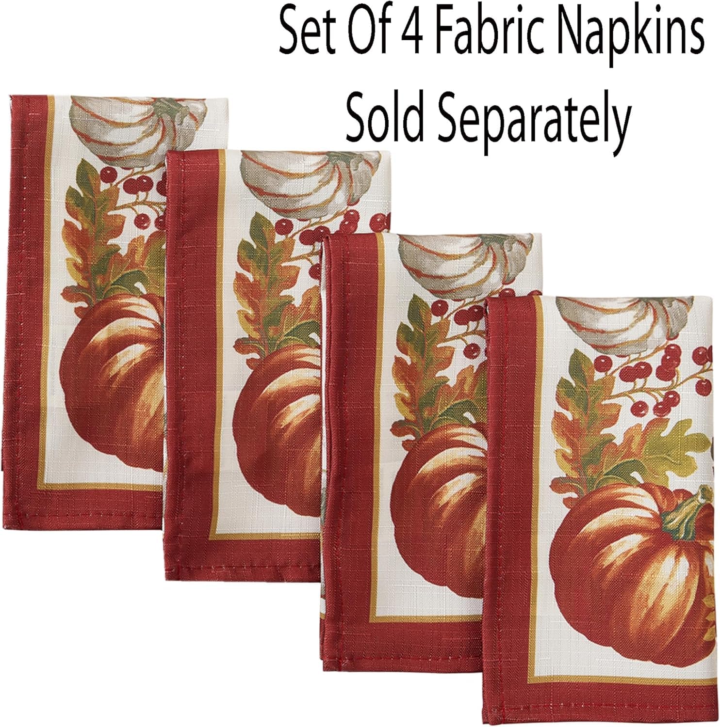 Newbridge Thanksgiving Autumns Bounty Bordered Round Fabric Tablecloth, 70 Inch Round Bountiful Farm Pumpkin Fall Harvest Multicolor Easy Care Table Cloth for Holiday Party - Image 8